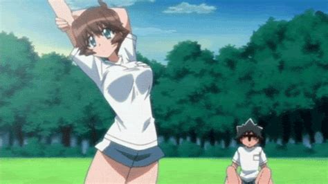 anime boob gif|Gainaxing: The Physics Defying Anime Oppai